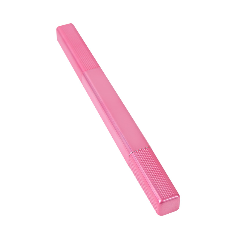 Square Multi-Color Spray-Coated Double-Headed Eyebrow Pencil With Brush Packaging Material